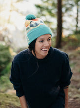 Load image into Gallery viewer, Northern Icons Creations INC - Snowboard Knit Beanie with Goggles Design Winter Hat for Skiing Snow Sports