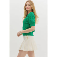 Load image into Gallery viewer, STYLE USA - Solid sweater cable knit top