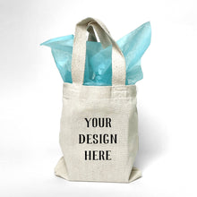 Load image into Gallery viewer, Sockprints - Mini Canvas Bag- Add Your Own Design