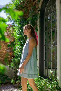 Sleeveless Denim Dress