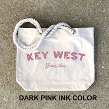 Load image into Gallery viewer, Sockprints - Custom Beach Tote Bag with Rope Handles ­ Personalized
