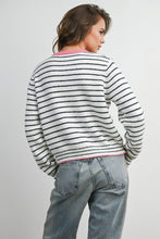 Load image into Gallery viewer, BUTTERMELON - Sailor Stripe Cardigan-BMC8385