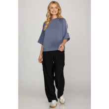 Load image into Gallery viewer, STYLE USA - SCUBA KNIT TOP
