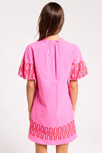 Load image into Gallery viewer, Loopy Trim Ruffle Dress