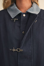 Load image into Gallery viewer, Utility Jacket with Corduroy Collar - Rosewood Pink