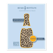 Load image into Gallery viewer, Beau Bottles - Beau Bottles Tan Leopard- Champagne Collection
