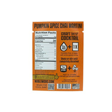 Load image into Gallery viewer, Noble Mick's - Craft Beverage Company - Pumpkin Spice Chai Martini Single Serve Craft Cocktail
