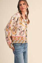 Load image into Gallery viewer, Paisley Knit Sweater Cardigan