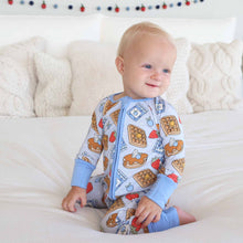 Load image into Gallery viewer, Sweet Stacks Convertible Zip Romper | Blue