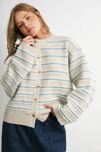 Load image into Gallery viewer, BUTTERMELON - Cozy Stripe Button-Up Cardigan- BMC8594