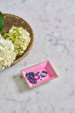 Load image into Gallery viewer, Pickleballs Enameled Landry Tray - Light Pink