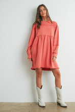 Load image into Gallery viewer, BUTTERMELON - Fall Full Sleeve Winter Mini Dress - BMD7507