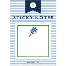 Load image into Gallery viewer, Preppy Pickleball Single Sticky Notes