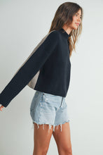 Load image into Gallery viewer, Two-Toned Turtleneck Sweater