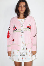 Load image into Gallery viewer, Hole In One Intarsia Zip Sweater