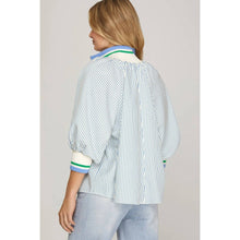 Load image into Gallery viewer, Striped Top - Blue