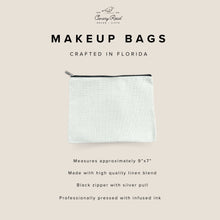 Load image into Gallery viewer, Canary Road - Retro Pickleball Makeup Bag Cosmetic Zipper Pouch Accessory