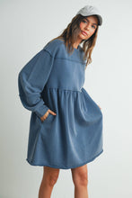Load image into Gallery viewer, BUTTERMELON - Fall Full Sleeve Winter Mini Dress - BMD7507