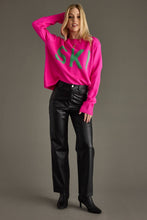 Load image into Gallery viewer, Panache Apparel Co. - Bright Pink Ski Sweater