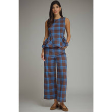 Load image into Gallery viewer, STYLE USA - NEW Plaid wide leg pants