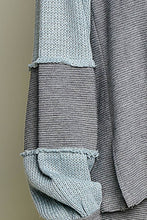 Load image into Gallery viewer, Solid Thermal Cut and Sew Knit Sweater Patch Top