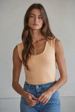 Load image into Gallery viewer, By Together - S1187N | Double Layered Seamless Top: Cream / SM