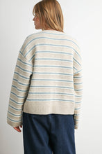 Load image into Gallery viewer, BUTTERMELON - Cozy Stripe Button-Up Cardigan- BMC8594
