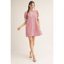 Load image into Gallery viewer, STYLE USA - NEW Stripe Shift Dress