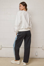 Load image into Gallery viewer, Lace Trim Cutout Sweatshirt - Lavender