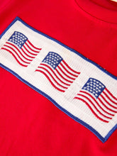 Load image into Gallery viewer, Boys 4th of July Plaid Flag Set
