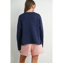 Load image into Gallery viewer, BUTTERMELON - Drop Shoulder Star Pattern Sweater - BMW7756