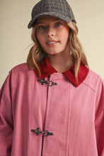 Load image into Gallery viewer, Utility Jacket with Corduroy Collar - Rosewood Pink