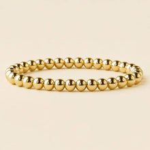Load image into Gallery viewer, Lenny &amp; Eva - Layering Bracelets-6mm Gold Stacking Bracelets-Smooth