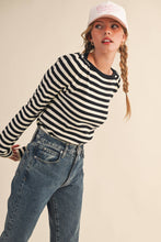 Load image into Gallery viewer, Striped Boatneck Sweater