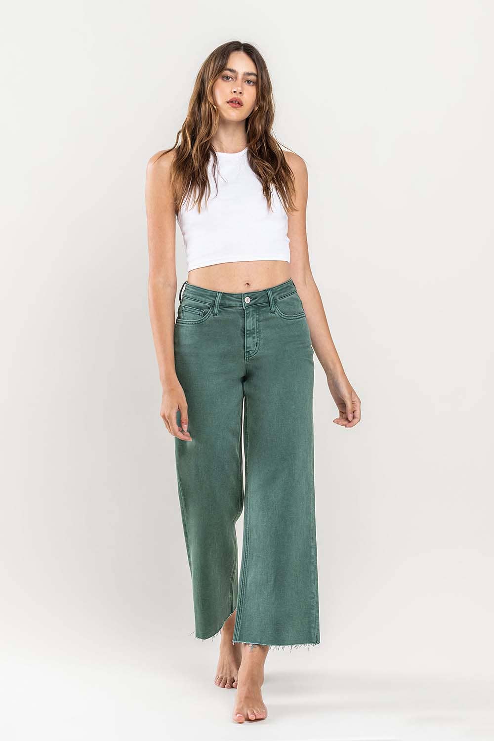 Vervet by Flying Monkey - High Rise Crop Wide Leg