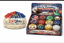 Load image into Gallery viewer, Sparkling Extras - 4th of July flag USA DUMPLINGS Squishy squeeze Toy