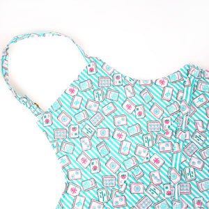 8 Oak Lane - Mahjong Stripe Apron