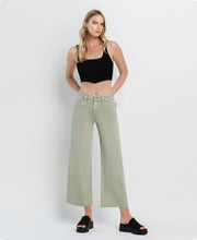 Load image into Gallery viewer, Vervet by Flying Monkey High Rise Wide Leg Jeans - Swamp