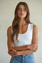 Load image into Gallery viewer, By Together - S1187N | Double Layered Seamless Top: Cream / SM