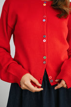 Load image into Gallery viewer, BUTTERMELON - Long Sleeve Buttoned Cropped Cardigan - BMC7906