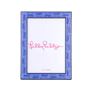 Lilly Pulitzer - Large Picture Frame, Greek Key