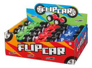 Toysmith - Flip Car, Friction Pull-back, Action Packed, Indoor/Outdoor